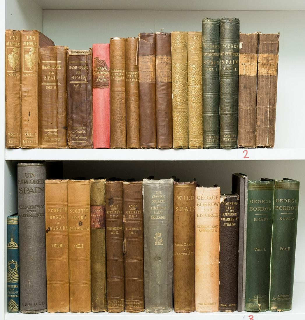 Spain.- [Slidell-Mackenzie (Alexander)] A Year in Spain, 2 vol., first English edition, John Murray,: Spain.- [Slidell-Mackenzie (Alexander)] A Year in Spain, 2 vol., first English edition, illustrations, vol. 2 with half-title, 6pp. advertisements at rear of vol. 1 and 3pp. at rear vol. 2, the odd sp