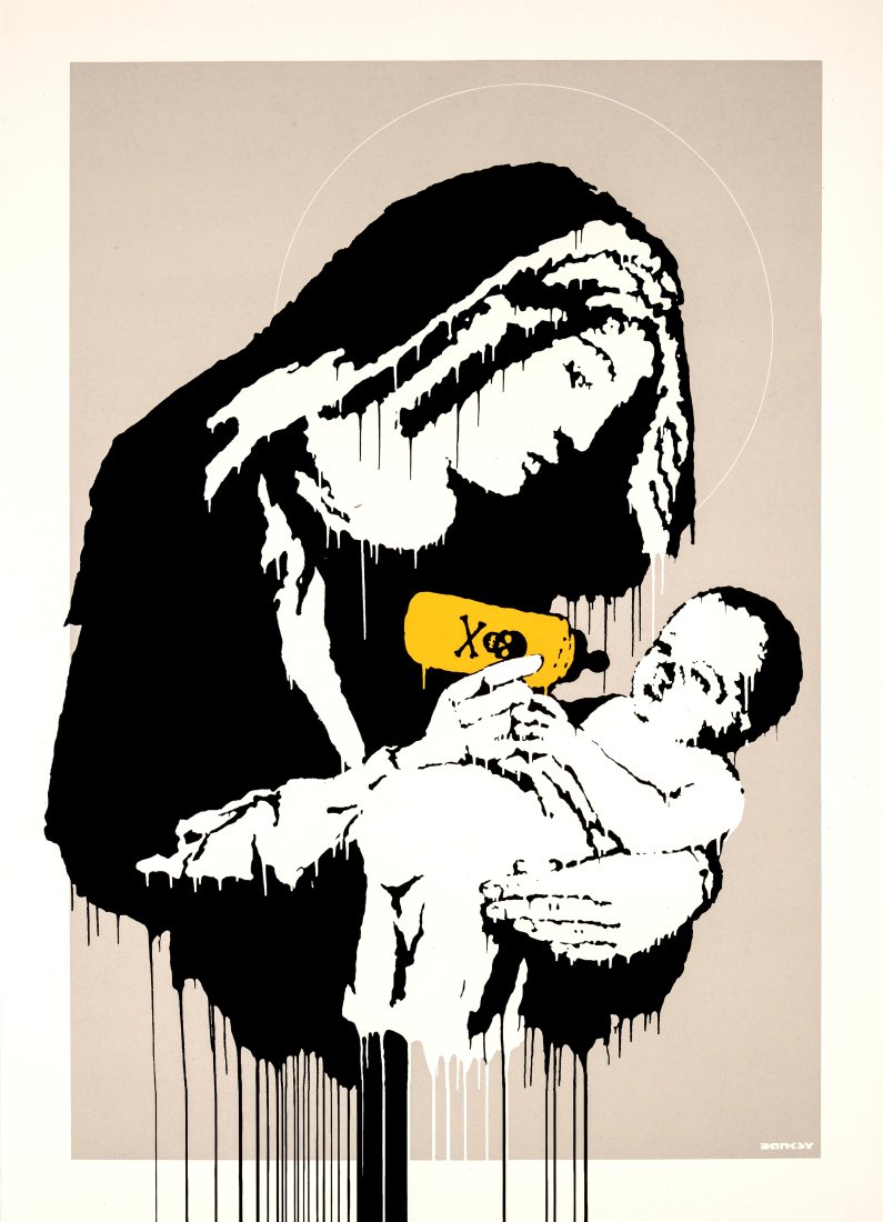 δ Banksy (b.1974)  Toxic Mary (1 of 1)