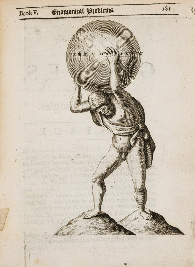 Pepys (Samuel).- Moxon (Joseph) [A Tutor to Astronomy and Geography], third edition, Printed by Tho. (1 of 1)