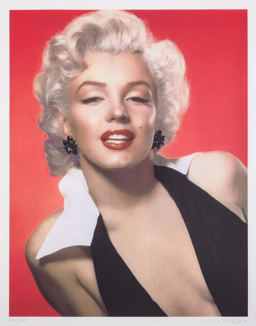 δ Sir Peter Blake (b.1932) Marilyn: δ Sir Peter Blake (b.1932)MarilynScreenprint in colours with diamond dust, 2010, signed in pencil, numbered from the edition of 150, published by Paul Stolper, London, on Somerset wove paper, wit