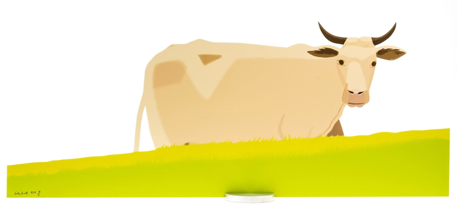 Alex Katz (b.1927)  Cow (Small; cutout edition) (SchrÃ¶der 384) (1 of 1)