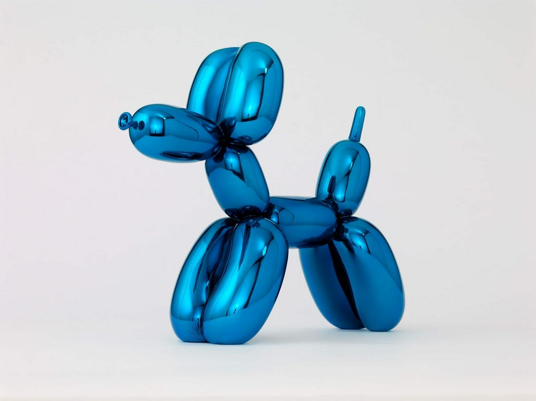 ** Jeff Koons (b.1955) Balloon Dog (Blue): ** Jeff Koons (b.1955)Balloon Dog (Blue)Limoges porcelain multiple with chromatic coating, 2021, signed on the inside of the front leg, numbered from the edition of 799, manufactured by Bernardaud, Li