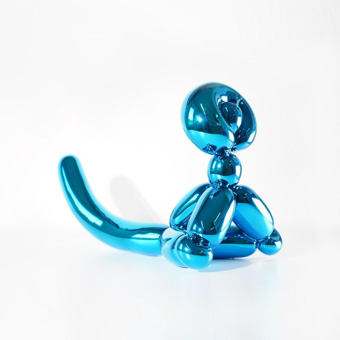 ** Jeff Koons (b.1955) Balloon Monkey (Blue): ** Jeff Koons (b.1955)Balloon Monkey (Blue)Limoges porcelain multiple with chromatic coating, 2017, signed and numbered from the edition of 999, published by Bernardaud, Limoges, overall size 318 x 39