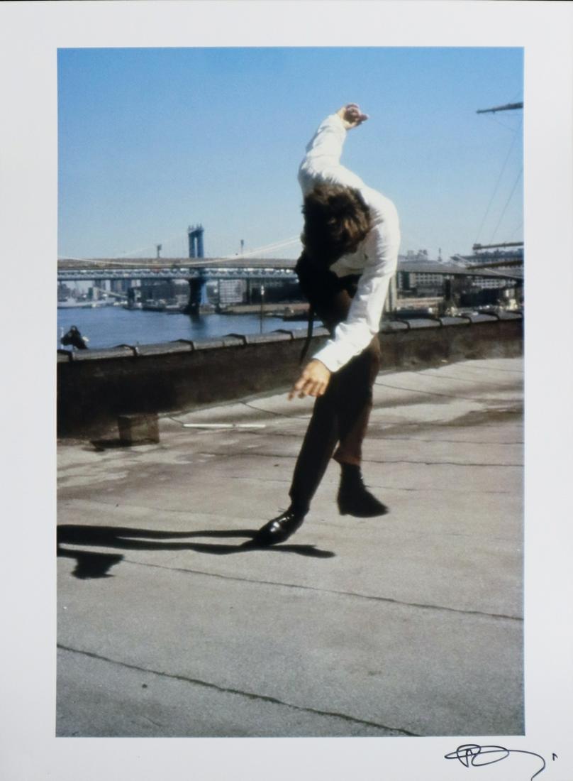 ** Robert Longo (b.1953) Eric, NYC, 1980: ** Robert Longo (b.1953)Eric, NYC, 1980C-type printed in colours, 2009, signed in black pen, numbered from the edition of 100, on wove paper, with full margins, sheet 255 x 185mm (10 × 7 1/4in)Pl