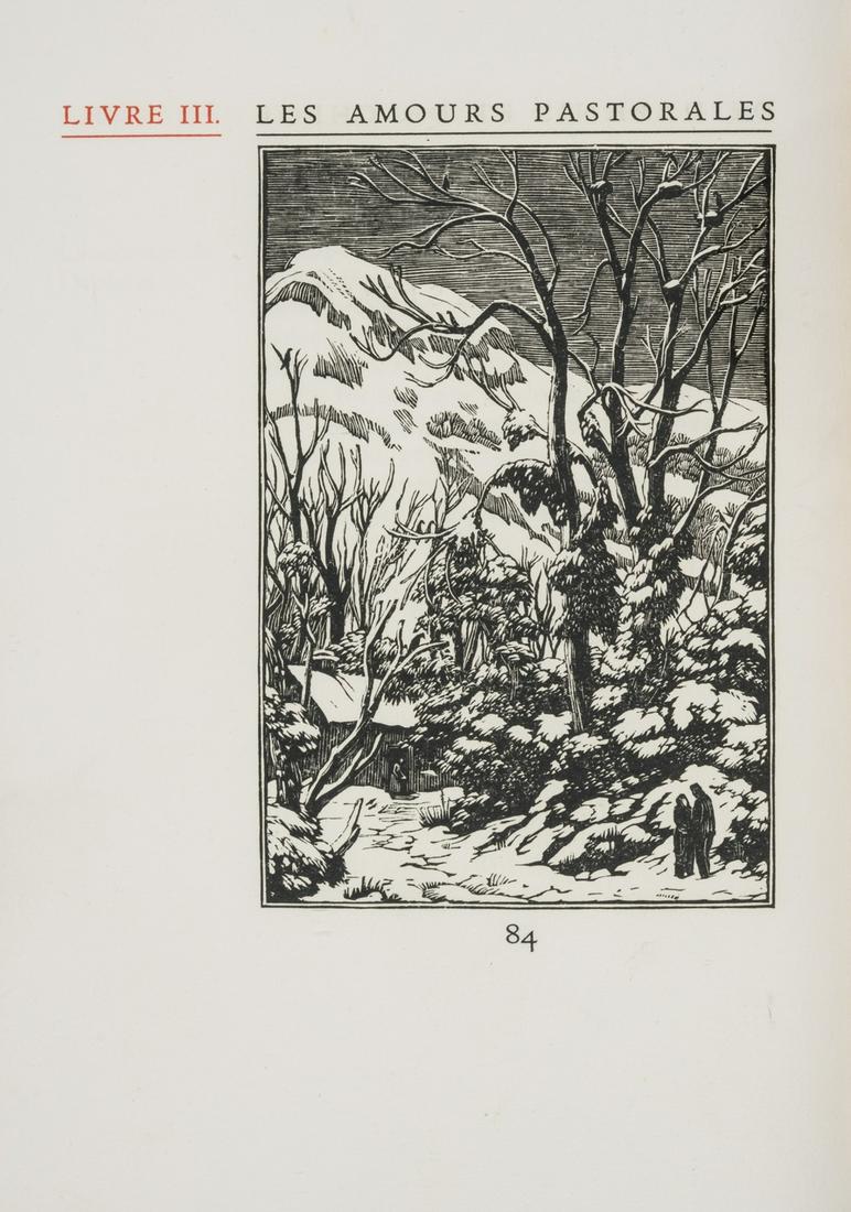 Ashendene Press.- Longus. Les Amours Pastorales de Daphnis et Chloe, one of 290 copies on paper, (1 of 1)