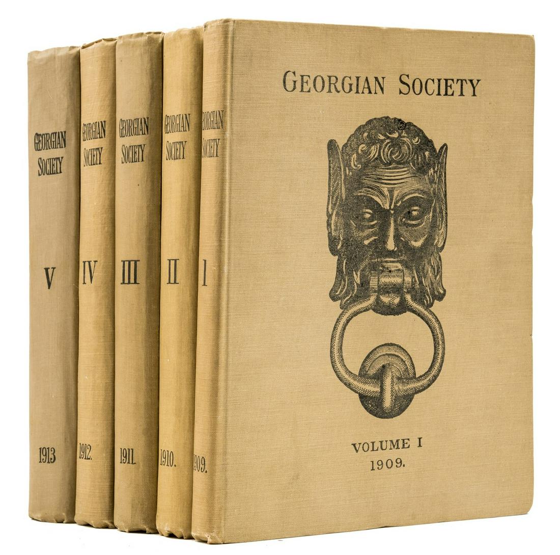 Architecture.- Georgian Society (The). Records of Eighteenth Century Domestic Architecture and (1 of 1)