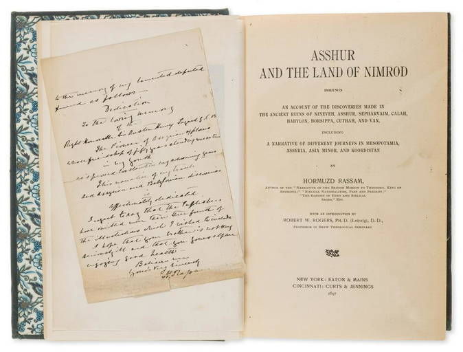 Middle East. Rassam (hormuzd) Asshur And The Land Of Nimrod, First