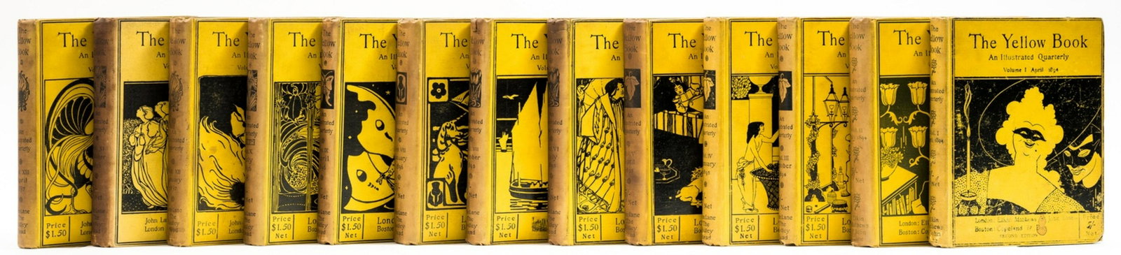 [Beardsley (Aubrey) and others.] The Yellow Book: An Illustrated Quarterly, 13 vol. [all published], (1 of 1)