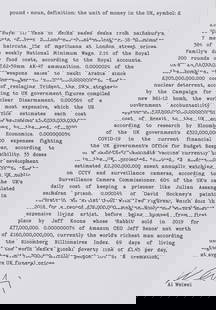 Ai Weiwei (b.1957) £: Ai Weiwei (b.1957)£Lithograph, 2020, with printed signature, from the edition of 1000, on Somerset wove paper, with the certificate of authenticity, the full sheet printed to near the edges, shee