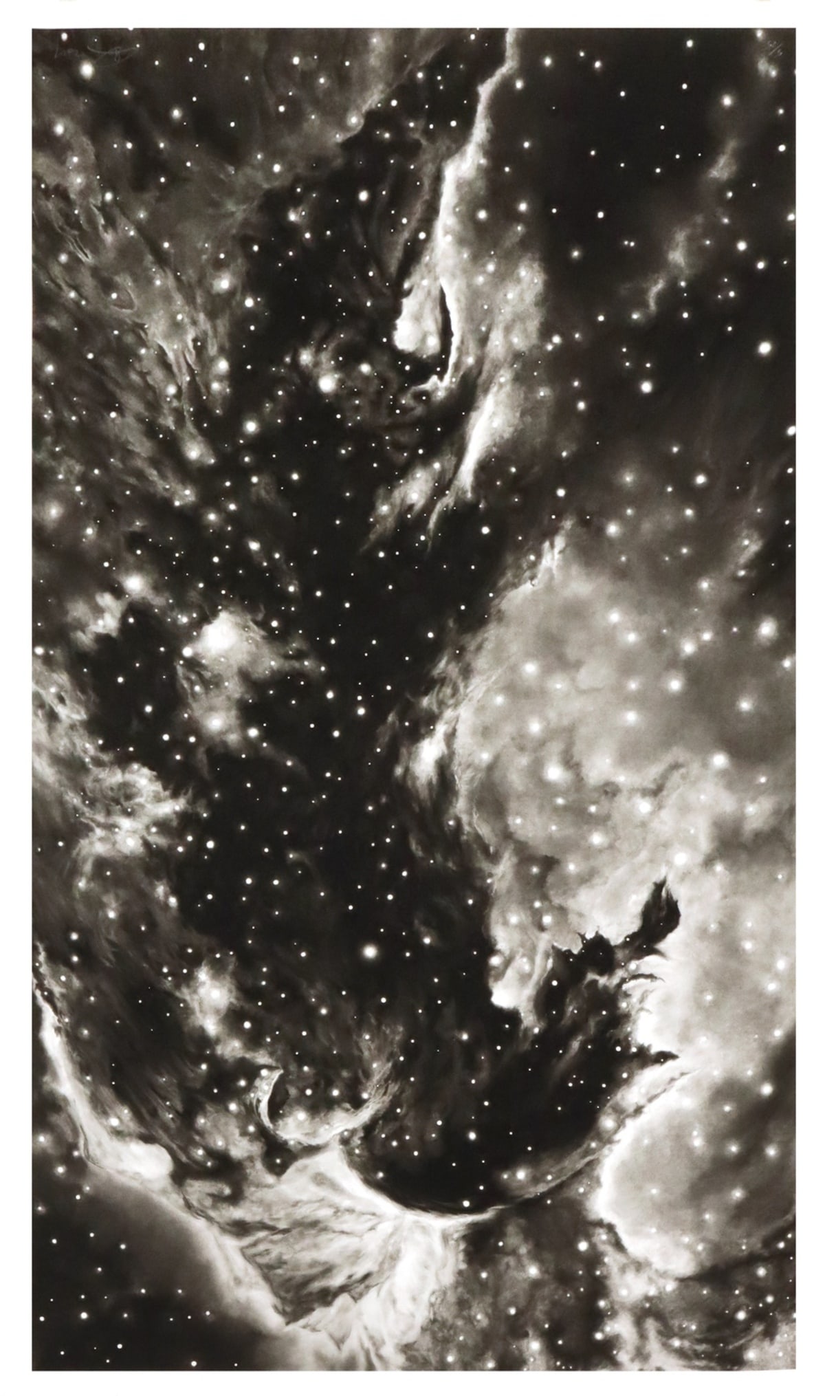 ** Robert Longo (b.1953) Horsehead Nebula: ** Robert Longo (b.1953)Horsehead NebulaArchival pigment print, 2008, signed and numbered from the edition of 25, published by Adamson Editions, Washington, on photo paper, with full margins, sheet 15