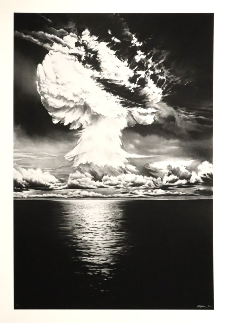 ** Robert Longo (b.1953) Ivy Mike: ** Robert Longo (b.1953)Ivy MikeArchival pigment print, 2010, signed and numbered from the edition of 15, published by Adamson Editions, Washington, on Epsom paper, with full margins, sheet 1139 x 864