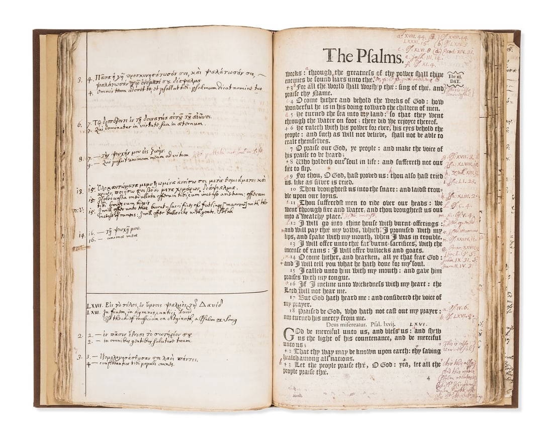Annotated . The Psalter Or Psalms Of David, After The Translation Of