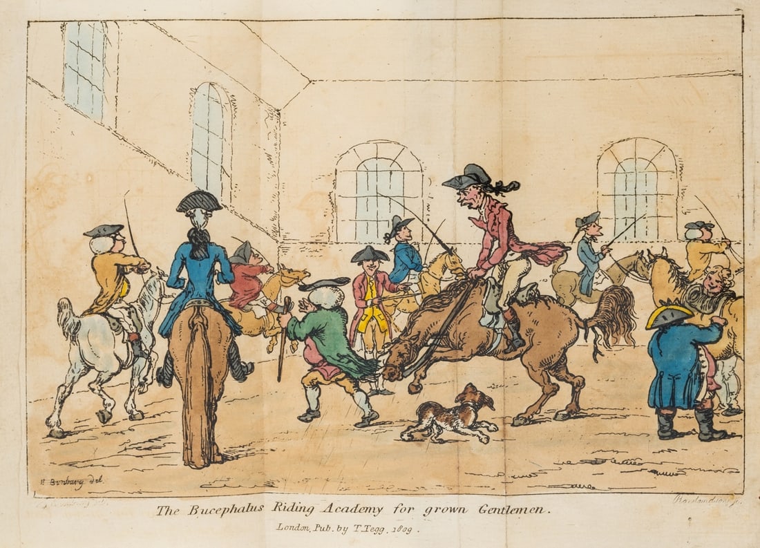Rowlandson (Thomas).- Annals of Sporting, by Caleb Quizem, Esqr...., first edition, boards, 1809. (1 of 1)
