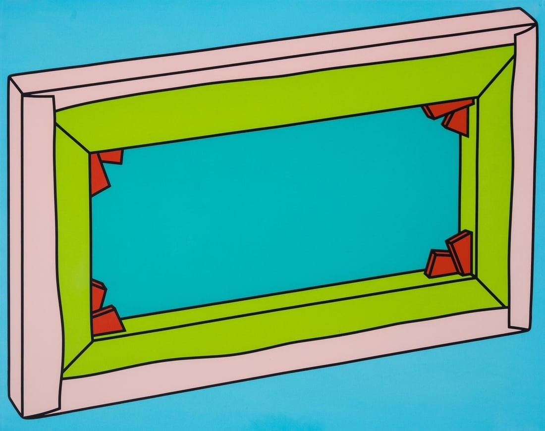 δ Michael Craig-Martin (b.1941) Painting: δ Michael Craig-Martin (b.1941)PaintingScreenprint in colours, 1999, signed and dated in pencil verso, numbered from the edition of 50 in Roman Numerals verso, published by Alan Cristea Gallery,