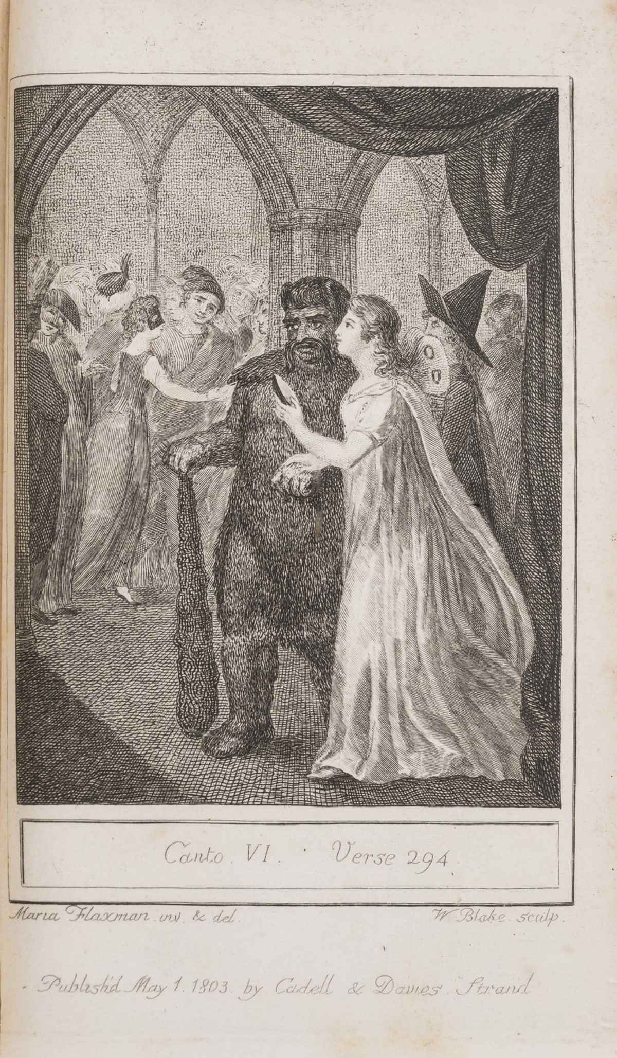 Hayley (William) The Triumphs of Temper, twelfth edition, engraved plates by William Blake after: NO RESERVE Hayley (William) The Triumphs of Temper, twelfth edition, half-title, engraved frontispiece and 5 plates by William Blake after Maria Flaxman, occasional faint pencil underlining, previous