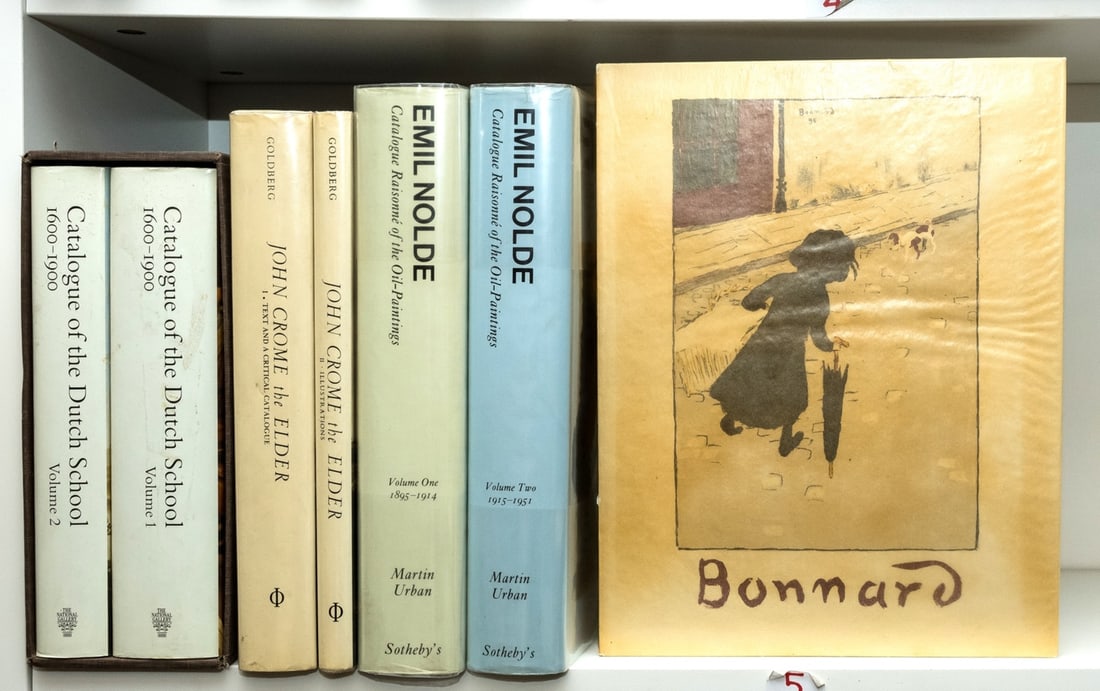 Urban (Martin) Emil Nolde: Catalogue Raisonné of the Oil-Paintings, 2 vol., 1987-90; and others: NO RESERVE Urban (Martin) Emil Nolde: Catalogue Raisonné of the Oil-Paintings, 2 vol., illustrations, many in colour, margins very lightly toned, original cloth, dust-jackets, vol. 2 upper panel