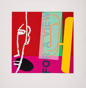 δ Bruce Mclean (b.1944) Untitled Proof: δ Bruce Mclean (b.1944)Untitled ProofScreenprint in colours, circa 1996, on wove paper, the full sheet, sheet 590 x 570mm (26 1/8 x 22 3/8in)δ This lot is sold subject to Artists Resale Righ