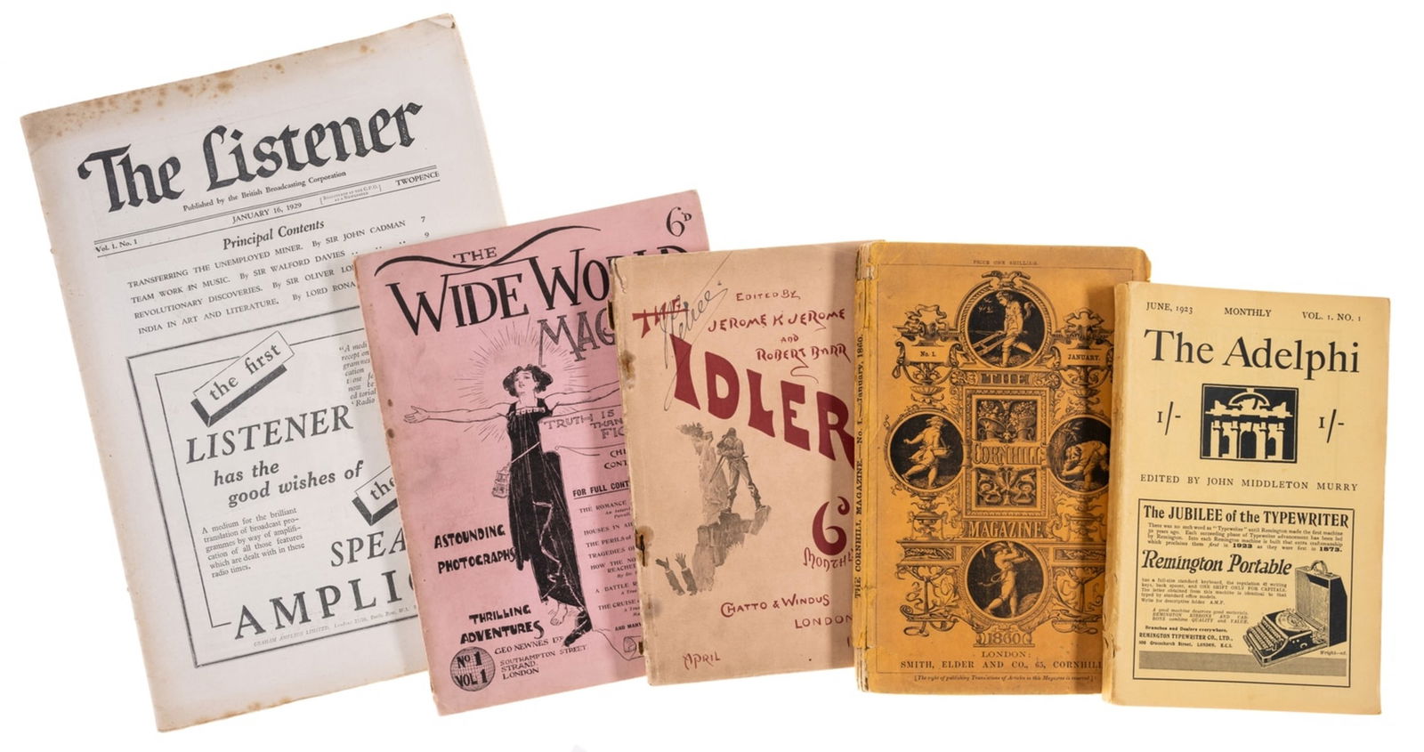 Literary Magazines.- The Wide World Magazine, vol.1, issue 1, 1898 & other first issues of 19th and (1 of 1)