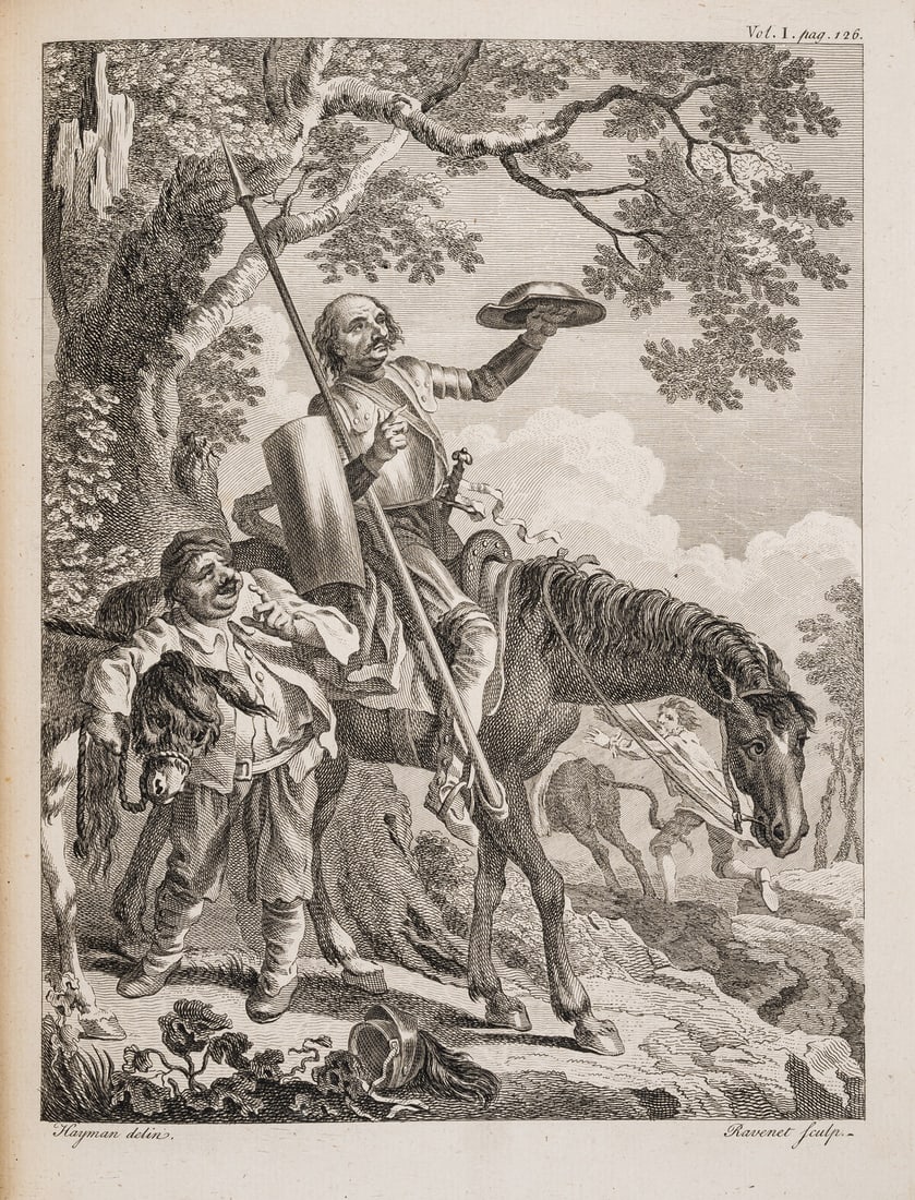 Cervantès Saavedra (Miguel de) The History and Adventures of the renowned Don Quixote, 2 vol., for (1 of 1)