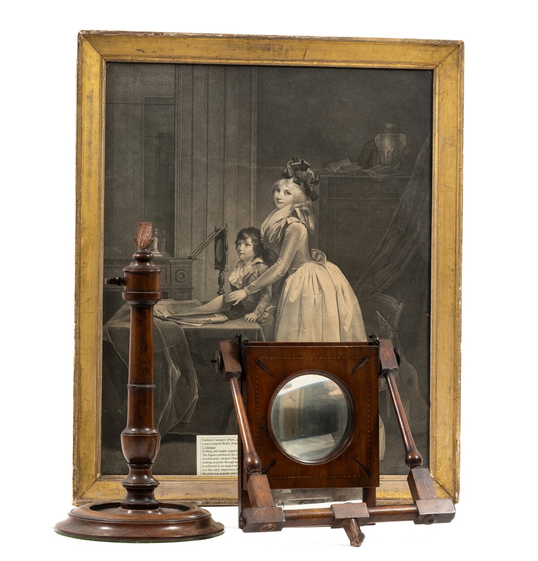 Cazenave (Fréderic) L'Optique, or "The Optical Viewer", after Louis Léopold Boilly, [c. 1794]; (1 of 1)