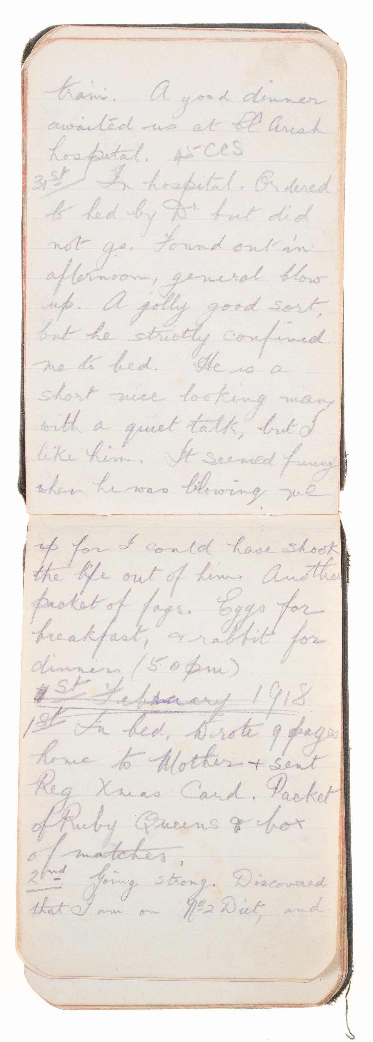 First World War, Egypt and Palestine.- Edwards (Walter) Diary of service in Egypt and Palestine, (1 of 1)