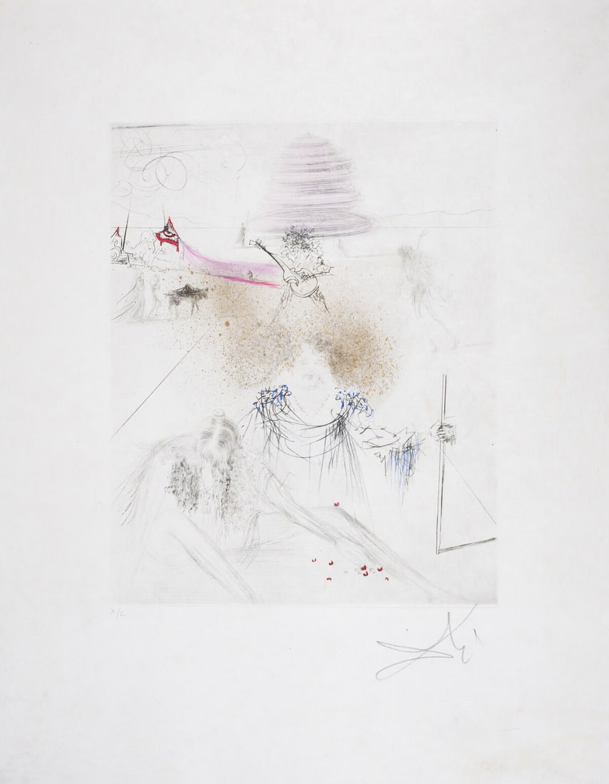 Salvador Dalí (1904-1989) Le Vieil Hippie, from Hippies (Field 69-13A; M&L 384) (1 of 1)