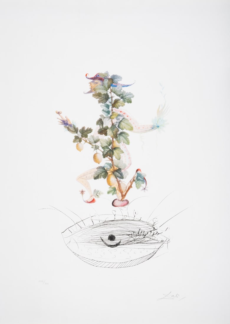 Salvador Dalí (1904-1989) Reverence de Grosillier, from FlorDalí (Field 69-11J; M&L 353c) (1 of 1)