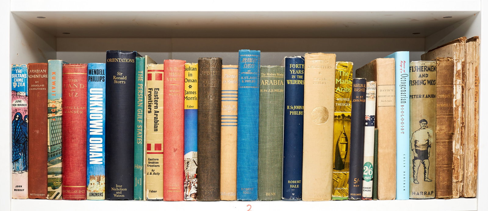 Middle East.- Thesiger (Wilfred) The Marsh Arabs, first edition, 1964; and c.30 others, mostly: Middle East.- Thesiger (Wilfred) The Marsh Arabs, maps and photographic illustrations, ink gift inscription to front free endpaper, dust-jacket, price-clipped, a little rubbed, short tear to head, 196