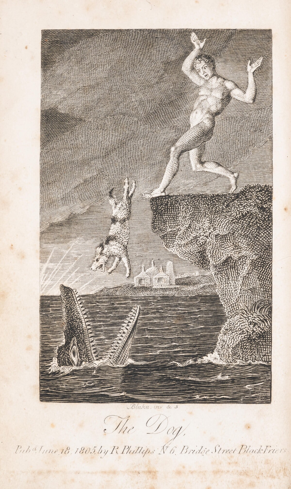 Blake (William).- Hayley (William) ...founded on Anecdotes relating to Animals, first edition, 5: Blake (William).- Hayley (William) Ballads...founded on Anecdotes relating to Animals, with Prints, designed and engraved by William Blake, first edition, half-title, 5 engraved plates by William Blak