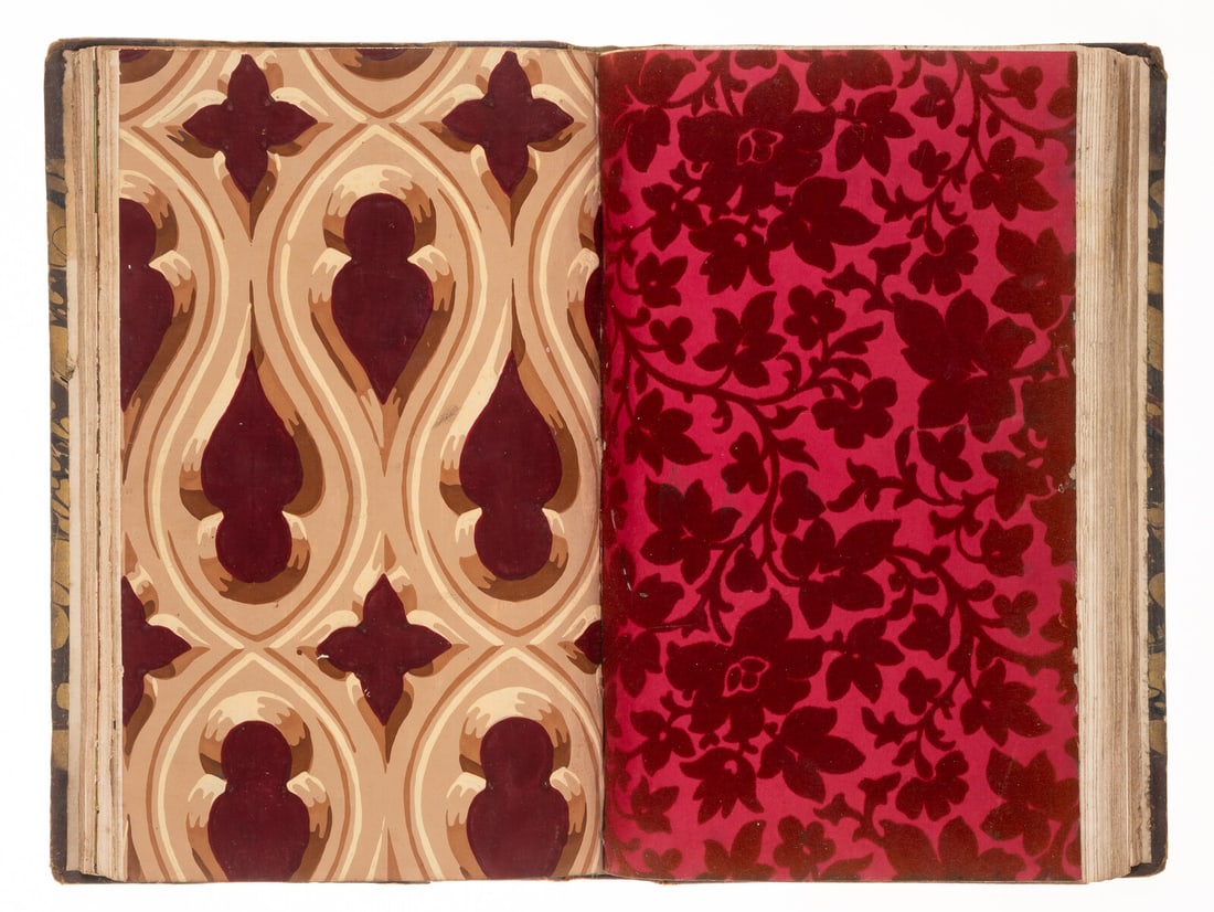 Design.- Journal of Design and Manufactures (The), vol.I-II & IV-VI, fabric & wallpaper samples, (1 of 1)