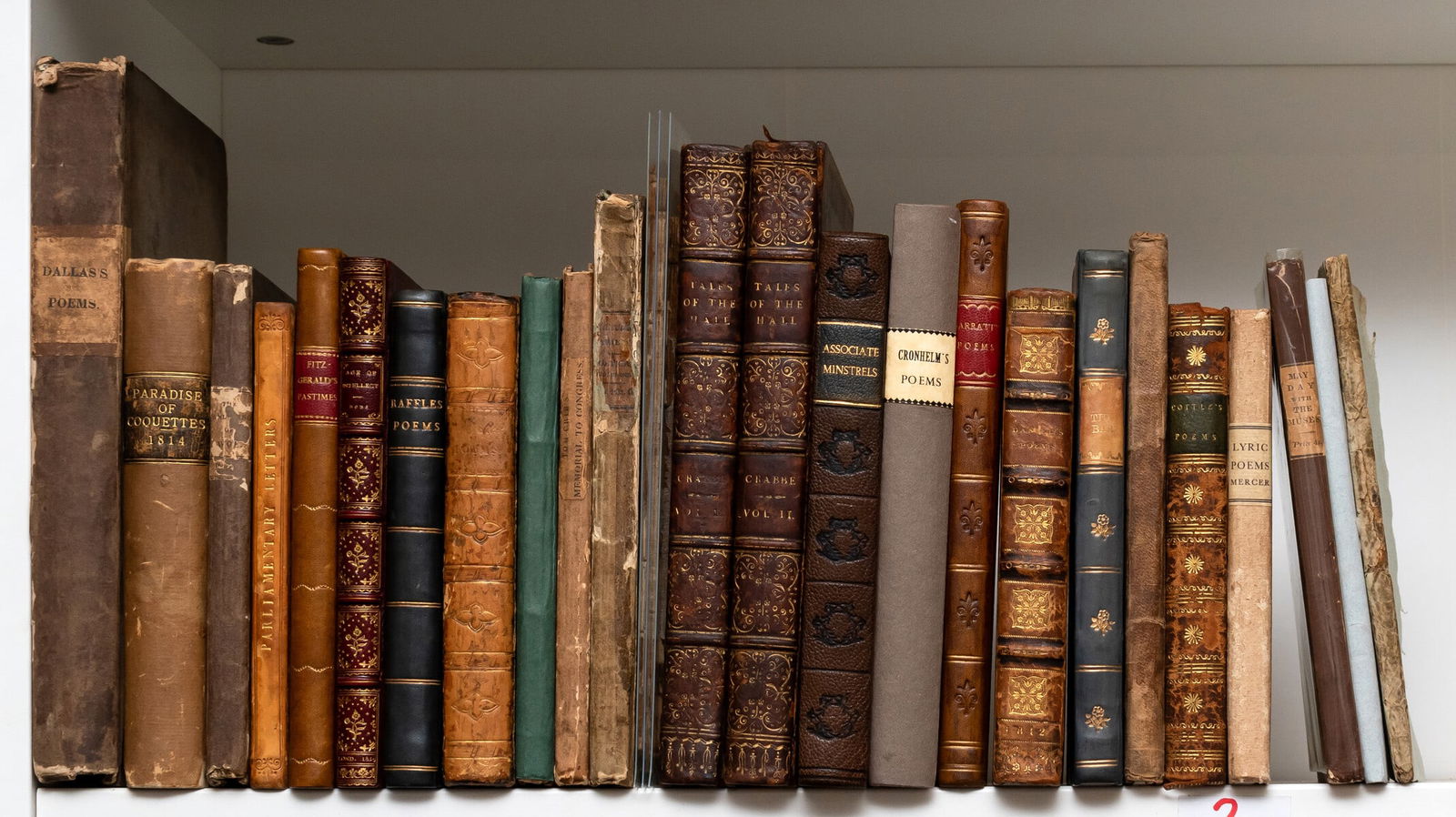 [Brown (Thomas)] The Paradise of Coquettes, a Poem, first edition, for John Murray, 1814; and: [Brown (Thomas)] The Paradise of Coquettes, a Poem, half-title, bookplate of Anne & F.G. Renier, ink ownership name and inscription of Herbert G. Norman, half-title with contemporary ownership inscrip