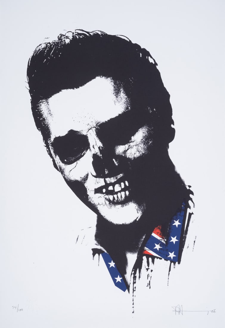 Paul Insect (b.1971) Dead Elvis: Paul Insect (b.1971)Dead ElvisScreenprint in colours, 2006, signed and dated in pencil, numbered from the edition of 100, with the artist's blindstamp, on wove paper, with full margins, sheet 590 x 42