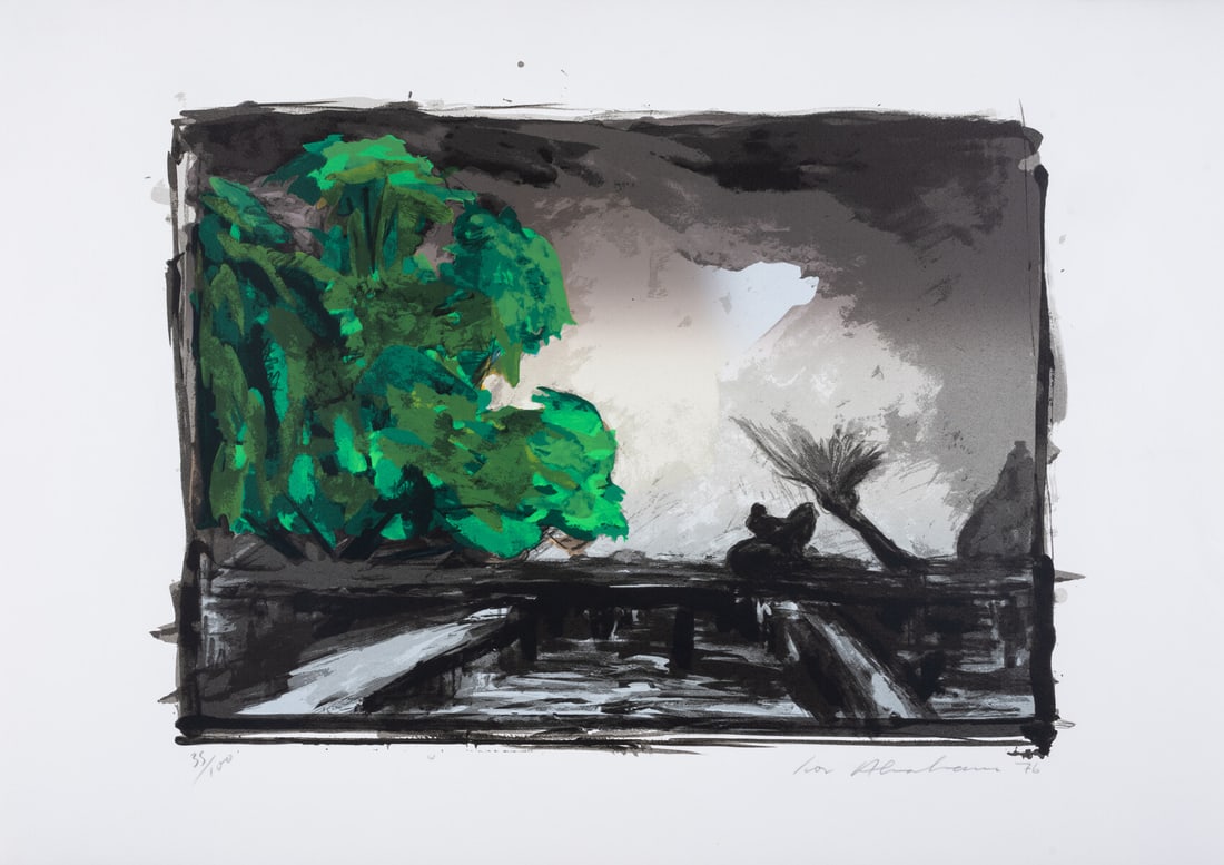 Ivor Abrahams (1935-2015) For John Constable; Yellow Lawn with Statue; Garden Suite V; Arch I-IV and: Ivor Abrahams (1935-2015)For John Constable; Yellow Lawn with Statue; Garden Suite V; Arch I-IV and othersTwelve prints of various media, 1970-1978, each signed and dated in pencil, numbered from the