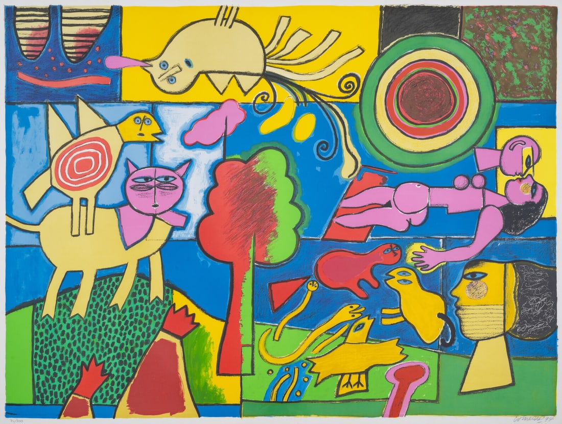 Corneille (1922-2010) Autour de l'arbre Magique (1 of 1)