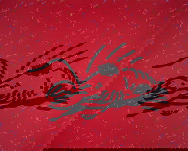 Patrick Caulfield (1936-2005) Dressed Lobster (Cristea 63): Patrick Caulfield (1936-2005)Dressed Lobster (Cristea 63)Screenprint in colours, 1980, signed and dated in pencil, from the unnumbered edition of 150, printed by Kelpra Studio, with their blindstamp,