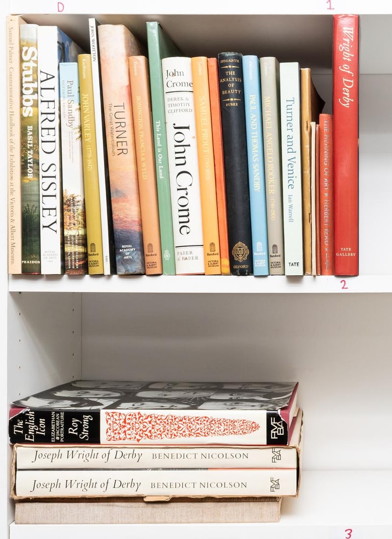 Nicolson (Benedict) Joseph Wright of Derby: Painter of Light, 2 vol., first edition, 1968; and: Nicolson (Benedict) Joseph Wright of Derby: Painter of Light, 2 vol., first edition, tipped-in colour frontispieces, illustrations, original cloth, fractional bumping to corners and extremities, dust-