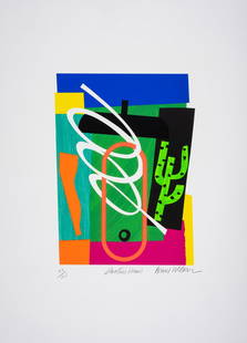 Bruce Mclean (b.1944) Cactus Head, from Twelve Artists: The Royal College of Art Centenary Portfolio: Bruce Mclean (b.1944)Cactus Head, from Twelve Artists: The Royal College of Art Centenary Portfolio 1996Screenprint in colours, 1996, signed and titled in pencil, numbered from the edition of 100, pri