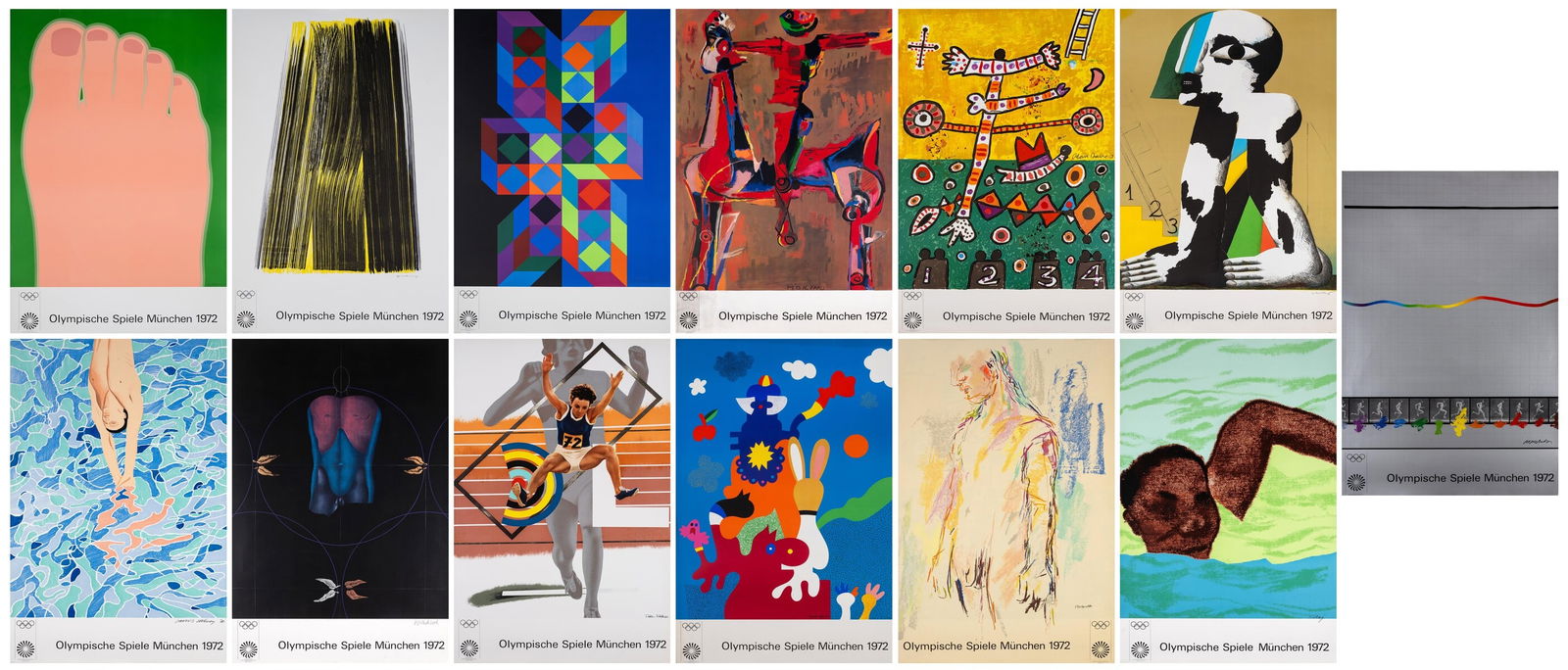 Various Artists Olympische Spiele München 1972 (25 Posters) (1 of 14)