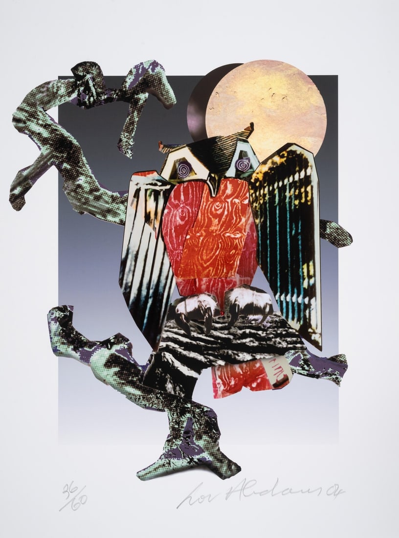 Ivor Abrahams (1935-2015) Untitled, from The Royal Academy Schools Portfolio No.1: Ivor Abrahams (1935-2015)Untitled, from The Royal Academy Schools Portfolio No.1Screenprint in colours, 2004, signed and dated in pencil, numbered from the edition of 60, published by The Royal Academ