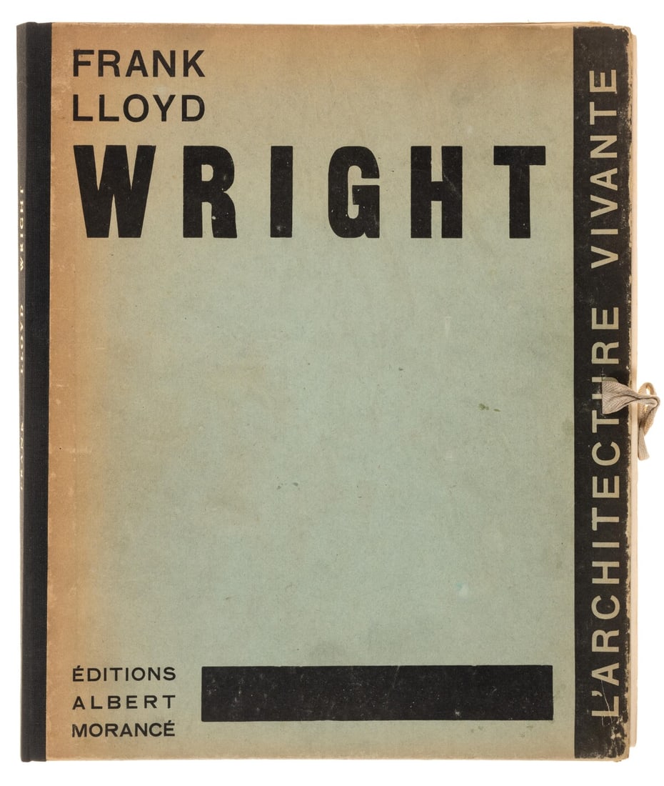 Badovici (Jean) Frank Lloyd Wright: L'Architecte Vivante, Paris, 1930 & others on modern American (1 of 2)