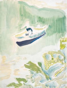 Peter Doig (b.1959) Cyril's Bay: Peter Doig (b.1959)Cyril's BayGiclée print in colours with screenprinted varnish, 2008, signed and dated in pencil, numbered from the edition of 500, published by The Tate Gallery, London, o
