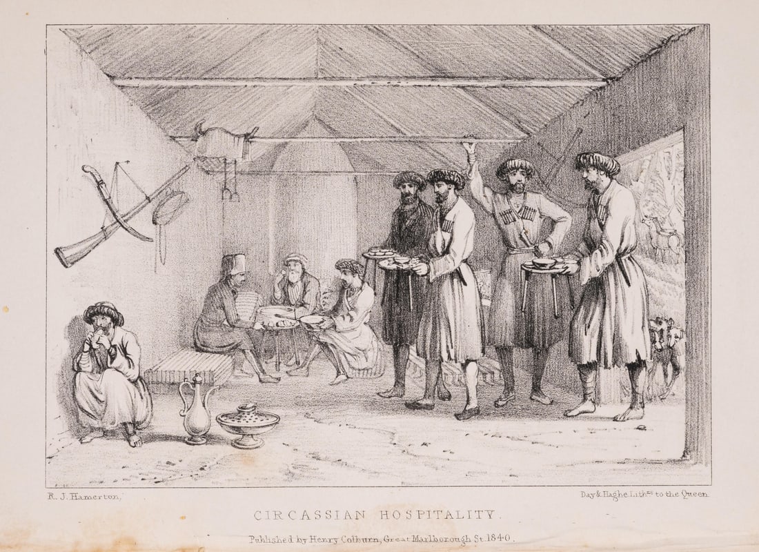 Longworth (J.A.) A Year among the Circassians, 2 vol., first edition, 1840. (1 of 1)