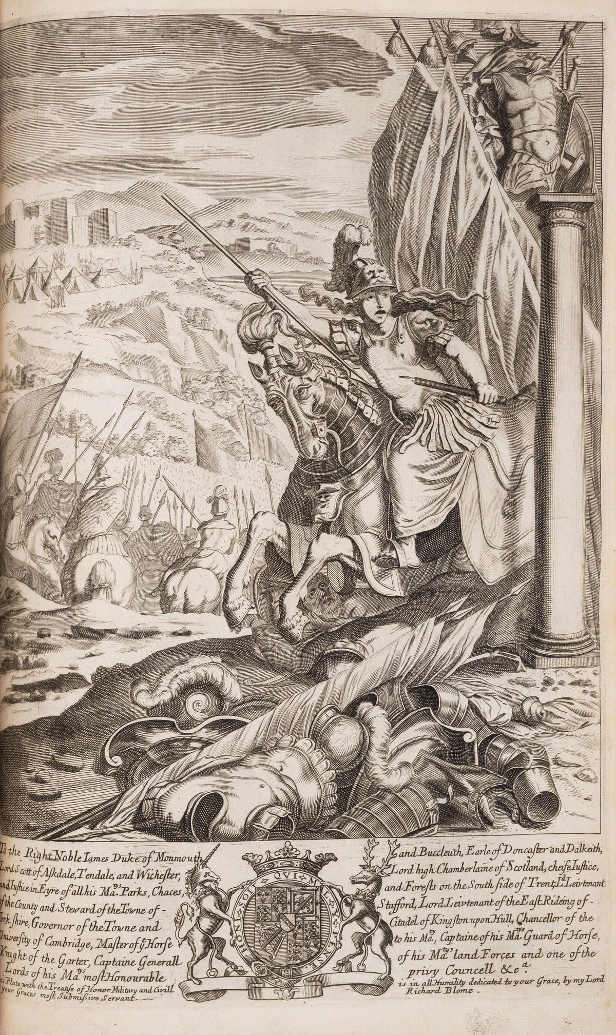 Guillim (John) A Display of Heraldry, 3 parts in 1, by S. Roycroft for R. Blome, 1679. (1 of 1)