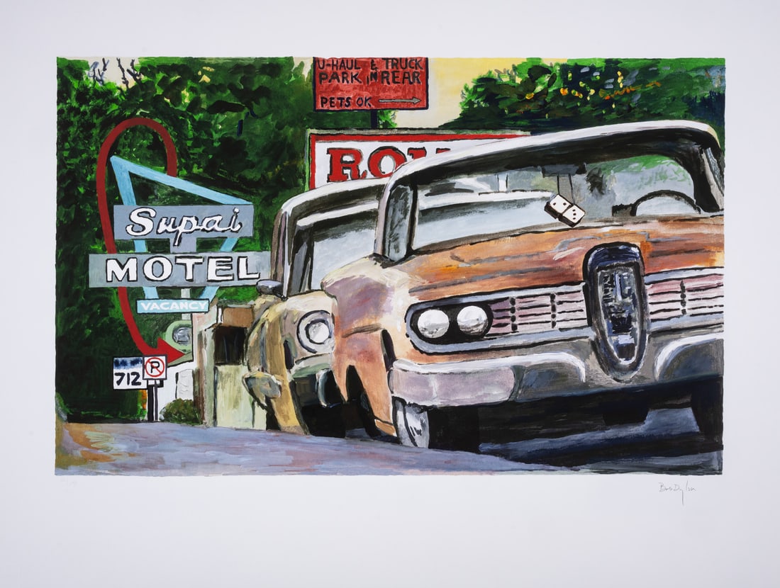 Bob Dylan (b.1941) Classic Car Show, Cleveland, OH, from The Beaten Path: Bob Dylan (b.1941)Classic Car Show, Cleveland, OH, from The Beaten PathGiclée in colours, 2016, signed in pencil, numbered from the edition of 295, printed by GTZ Fine Art Editions, New York, co-publ
