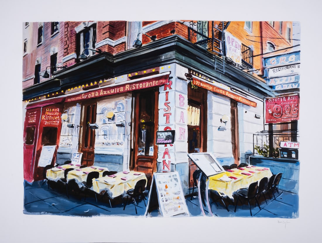 Bob Dylan (b.1941) Little Italy, Lower Manhattan, from The Beaten Path: Bob Dylan (b.1941)Little Italy, Lower Manhattan, from The Beaten PathGiclée in colours, 2016, signed in pencil, numbered from the edition of 295, printed by GTZ Fine Art Editions, New York, co-publis