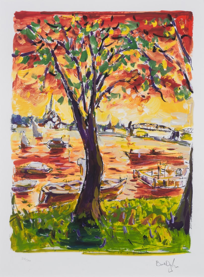 Bob Dylan (b.1941) Sunday Afternoon, from The Drawn Blank Series: Bob Dylan (b.1941)Sunday Afternoon, from The Drawn Blank SeriesGiclée in colours, 2018, signed in pencil, numbered from the edition of 295, printed by GTZ Fine Art Editions, New York, co-published by