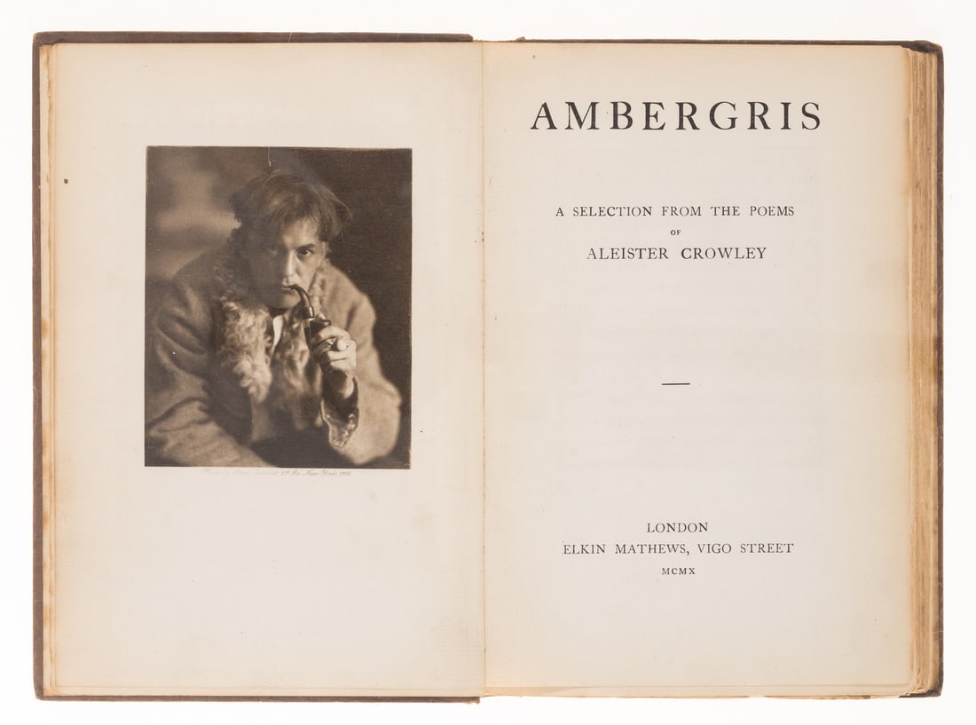 Crowley (Aleister) Ambergris, first edition, Elkin Mathews, 1910. (1 of 1)