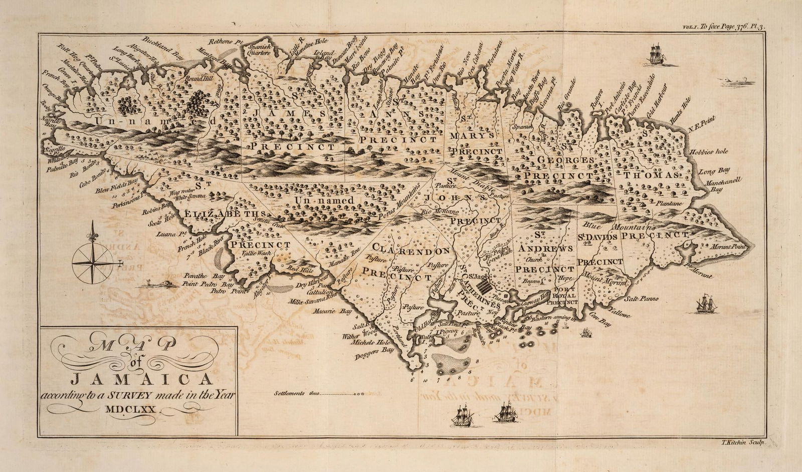 West Indies.- Jamaica.- [ Long (Edward)] The History of Jamaica. or, General Survey of the Antient (1 of 1)