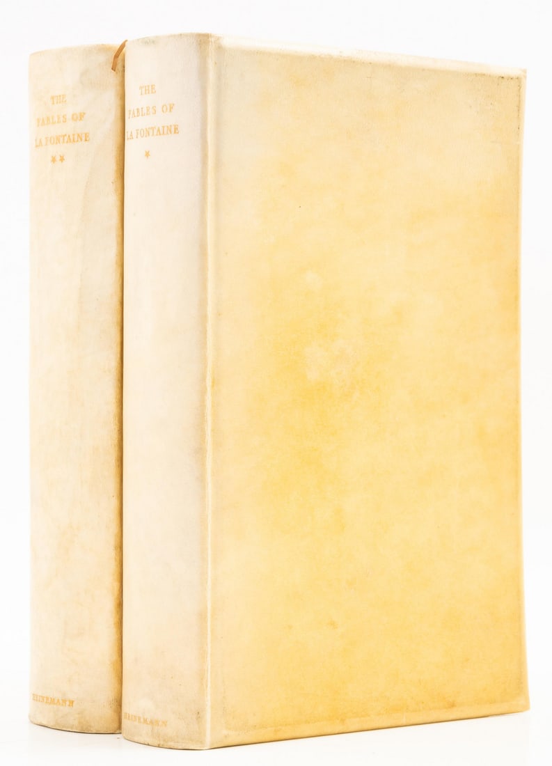 La Fontaine (Jean de) The Fables, 2 vol., one of 525 copies signed by the artist and translator,  (1 of 2)