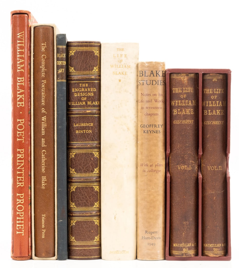 Blake (William).- Gilchrist (Alexander) Life of William Blake, 2 vol., first edition, original ̷: Blake (William).- Gilchrist (Alexander) Life of William Blake, 2 vol., first edition, plates, orig